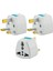 Tip G Ingiliz Adaptör Fişi - Hindistan, Ingiltere, Dubai, Hong Kong, Irlanda, Singapur, Hac ve Umre Uyumlu, 2 ve 3 Uçlu Fiş Dönüştürücü Priz, Uluslararası Seyahat Adaptörü 1