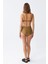 Kadın Basic Hardal Pedli Yüksek Bel Bikini Takımı 5