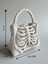 Kadın Kemik Görünümlü Iskelet El Çantası – Bone Bag (Beyaz & Kemik Beyazı) 6