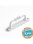 Metal Kapı Çekme Kolu 12 cm Dolap Mobilya Dolap Çekmece Tutamağı Kulp Saclı Kulpları Beyaz 1