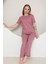 Pembe Yıldızlı Kısa Kollu Yazlık Pijama 1