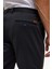 Lacivert Slim Armürlü Jogger Pantolon 5