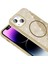 Apple iPhone 14 Uyumlu Magsafe Özellikli Okso Kapak Gold 3