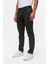 Siyah Slim Armürlü Jogger Pantolon 2