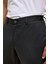 Siyah Slim Armürlü Jogger Pantolon 3