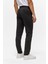 Siyah Slim Armürlü Jogger Pantolon 4