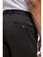 Siyah Slim Armürlü Jogger Pantolon 5