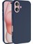Apple iPhone 16 Uyumlu Lsr Lansman Kapak Lacivert 1