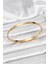 316L Çelik Gold Renk 65 mm Ince Kadın Kelepçe Bileklik - TJ-BB7915 1