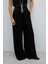 Saten Geniş Paça Pantolon Siyah K2652004_001 4