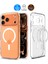 iPhone 17 Pro ile uyumlu ince MagSafe Kılıf Ultra Hybrid Sararma Karşıtı DuraClear™ Hava Kanalı Teknolojisi™ Askeri Sınıf Koruma MagFit Frost White Mat Kapak - ACS10070 1