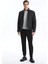 Lcw Vision Siyah Slim Fit Dik Yaka Erkek Deri Görünümlü Mont 2