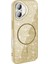 Apple iPhone 16 Plus Uyumlu Magsafe Özellikli Okso Kapak Gold 2