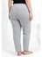 Kadın Pamuklu Büyük Beden Alt Pijama Gri 7
