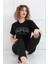 Kadın Pijama Takımı Baskılı Kalpli 7