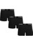 Boxer Short 3 Pack Erkek Boxer (3'lü) BX3001 Siyah 2