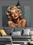 Kırmızı Rujlu Marilyn Monroe Dekoratif Kanvas - Mdf Ahşap Tablo 3