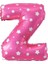 Z Harfi Pembe Renk 16 Inc 40 cm Balon Parti Malzemesi 1