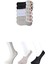 Siyah Gri ve Beyaz Erkek Babet Çorap 6 Çift 1