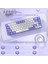 AK680 65% Kablolu Hotswap Mekanik Oyun Klavyesi,68 Tuşlu Taşınabilir Anti-Ghosting Klavye,gökkuşağı Arkadan Aydınlatmalı Programlanabilir,ergonomik,kahverengi Mor Beyaz, Anahtar-Mavi 3