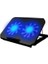 N99 Çift Fanlı Laptop Soğutucu Mavi LED Işıklı Ayarlanabilir Dizüstü Stand 2