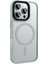 iPhone 16 Pro Kılıf Mat Arka Yüzey Wireless Şarj Özellikli Flet M-Safe Kılıf 4