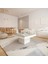Nort Iı Serisi Modern Dekoratif Kare Salon Orta Sehpa Gri& Beyaz 8