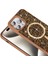 Apple iPhone 15 Pro Max Uyumlu Magsafe Özellikli Mozaik Silikon Kapak Desert Titanium 3