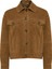 Valenza Kadın Camel Süet Deri Ceket 24WGD527610 11