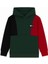 Kapüşonlu Parçalı 3 Ip Erkek Çocuk Sweatshirt Yeşil 1