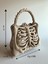 Kadın Kemik Görünümlü Iskelet El Çantası – Bone Bag (Beyaz & Kemik Beyazı) 6