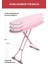 Premium Ütü Masası Soft Pembe Ayarlanabilir Yükseklik 44x152 cm Fonksiyonel Tasarım 5