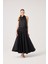 Fermuarlı Uzun Elenor Etek Siyah 3