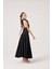 Fermuarlı Uzun Elenor Etek Siyah 4