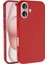 Apple iPhone 16 Uyumlu Lsr Lansman Kapak Kırmızı 1