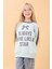 Kız Çocuk Baskılı Bisiklet Yaka Mevsimlik Sweatshirt Mint Yeşili 5