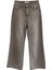 Gri Yüksek Bel Wide Leg Jean 3