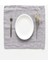 Açık Gri Amerikan Servis 2'li Set 35X45CM 3
