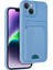 Apple iPhone 14 Uyumlu Kartlıklı Kelvin Kapak Mavi 1