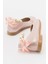 Kaydırmaz Incili Çocuk Ayakkabı 21-25 Pudra Vko 4