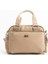 Kadın Çok Gözlü Saten Ayarlanbilir Çapraz Askılı El ve Omuz Çantası Bej 1