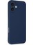 Apple iPhone 16 Plus Uyumlu Silikon First Kapak Lacivert 4