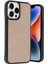 Apple iPhone 14 Pro Max Uyumlu Premium Suni Deri Aras Kapak Pudra 3
