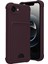 Apple iPhone 16E Uyumlu Kartlıklı Kelvin Kapak Derin Mor 1