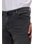 Gri Slim Denim Pantolon 4