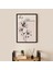 Deco French Cottage Les Fleurs Çerçeveli Tablo - Siyah - 50X70 cm 1