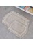 Soft Lace 2'li Banyo Paspası - Gri - 40X60 cm + 60X90 cm 1