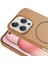 Apple iPhone 16 Pro Max Uyumlu Magsafe Özellikli Içi Kadife Silikon Aqua Kapak Desert 3