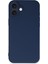 Apple iPhone 16 Uyumlu Silikon First Kapak Lacivert 3