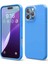 Apple iPhone 16 Pro Max Uyumlu Silikon First Kapak Mavi 1